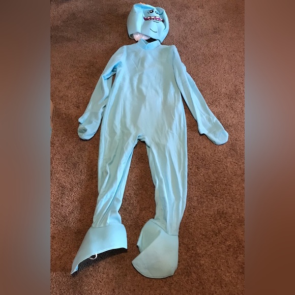 Adult Small Mr. Meeseeks Halloween Costume - Picture 2 of 3